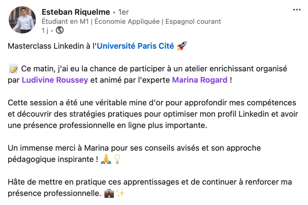 Masterclass LinkedIn - UPC